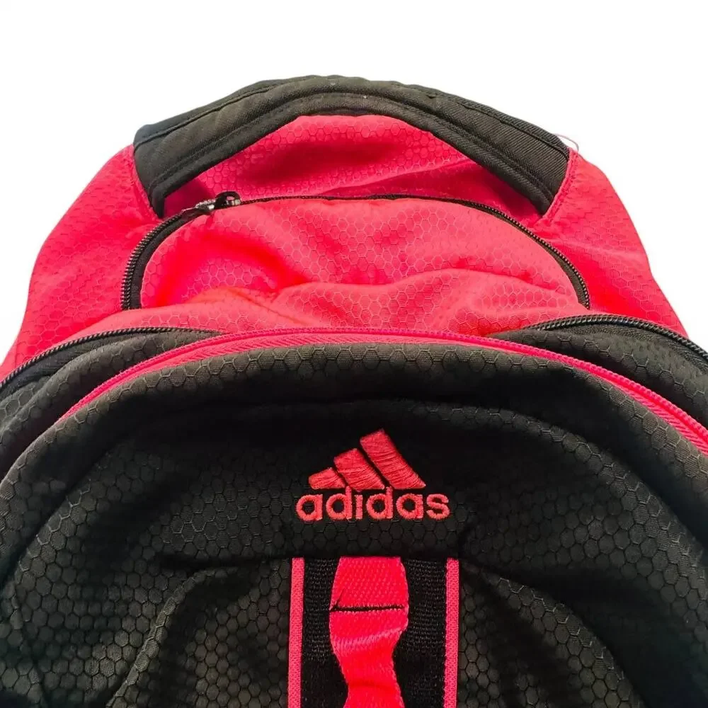 Adidas Loadspring Backpack Black Pink Laptop Tablet Sleeve Pockets